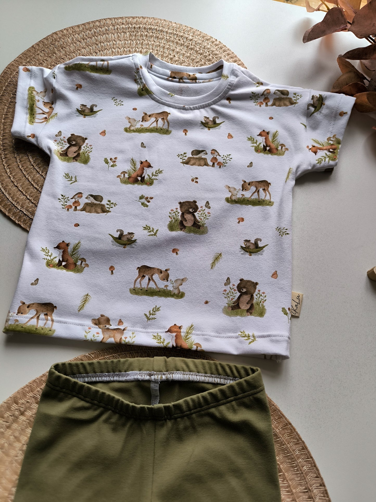 Set Outfit kurzes Shirt und Leggings ab Gr. 62