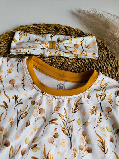 Sweater aus Jersey mit passendem Haarband ab Gr. 56 - 146